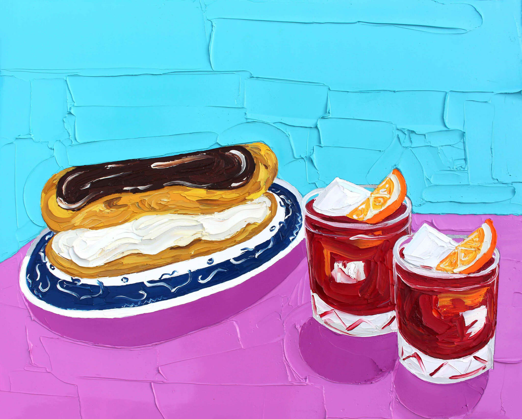 Choc Eclair negronis Alice Straker
