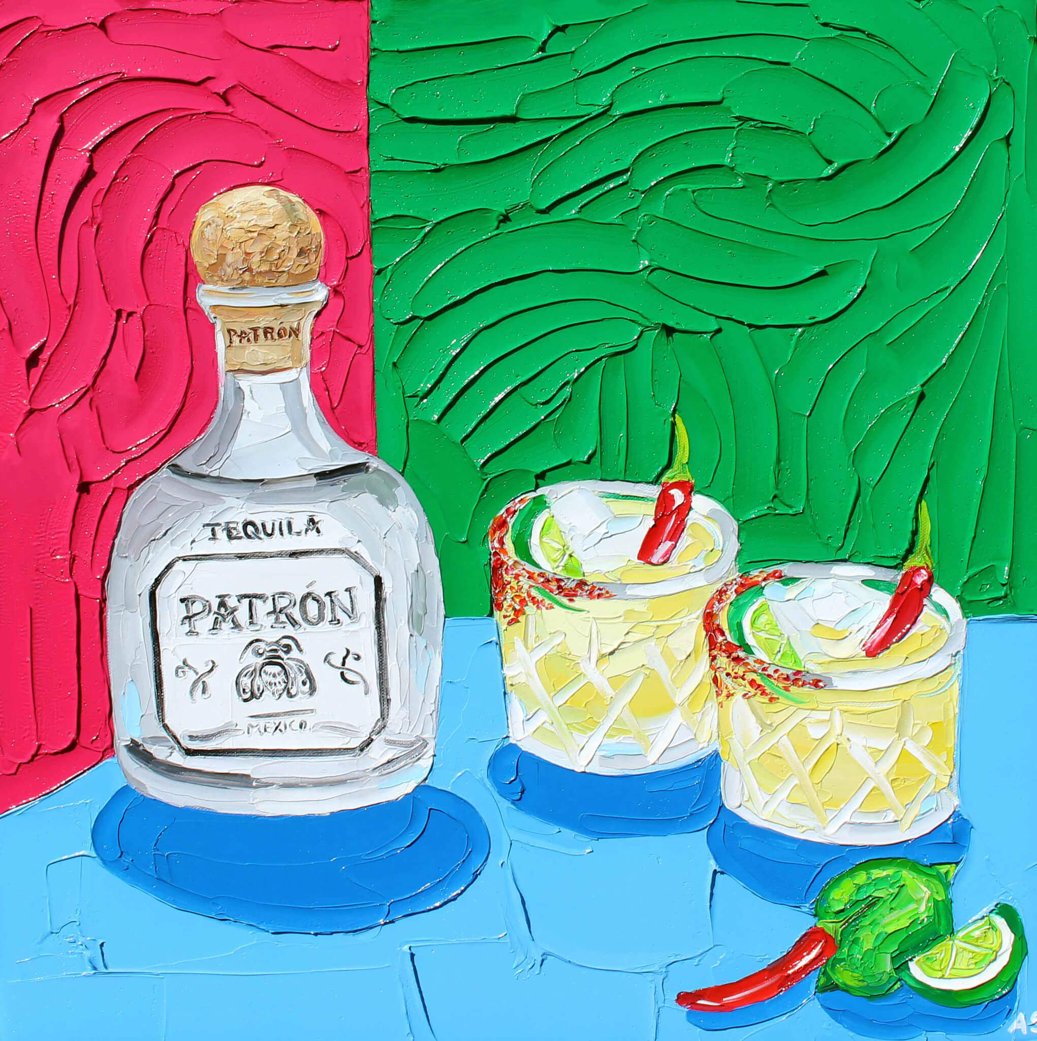 Patron and Spicy Margs
