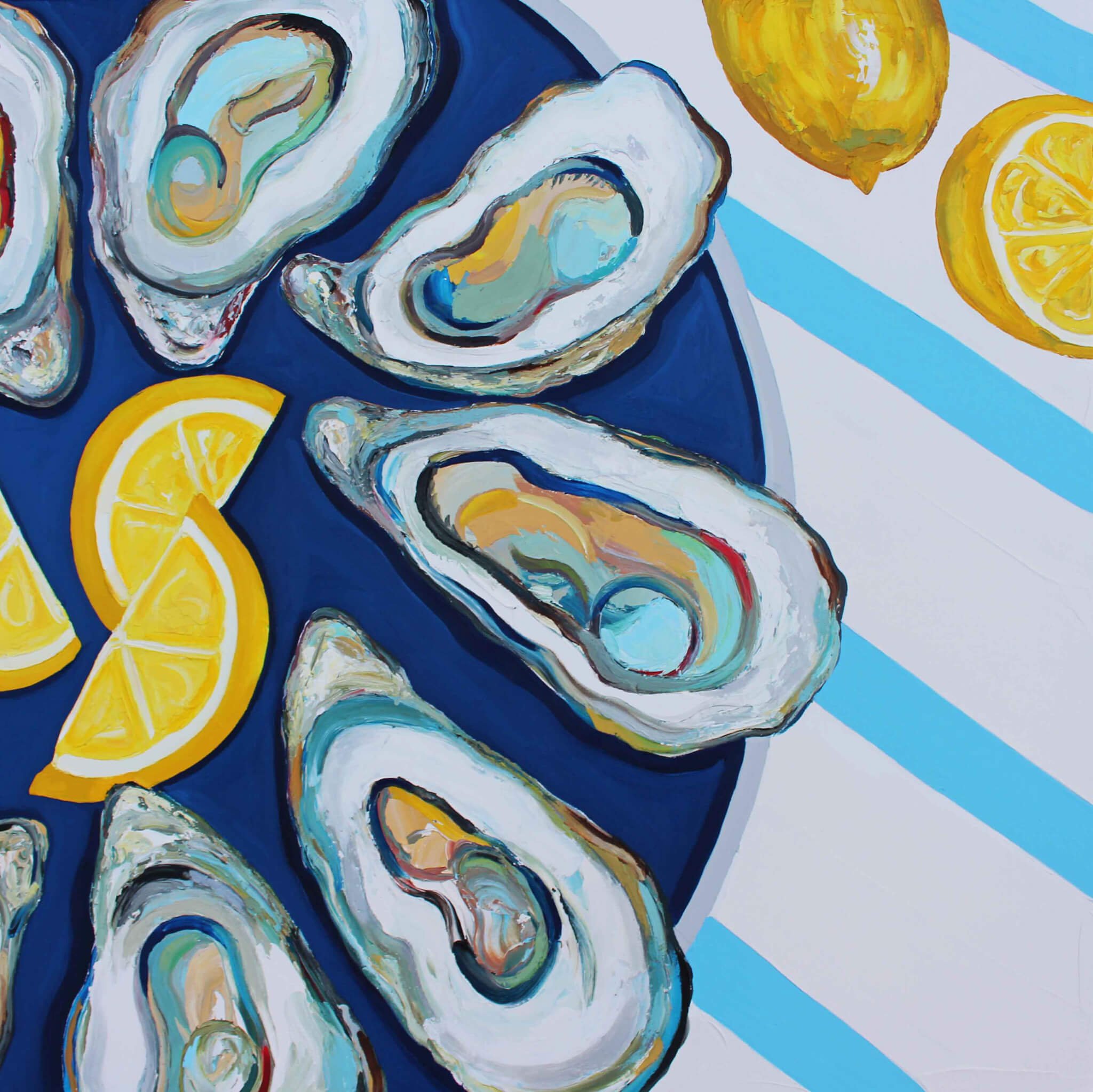 Oysters with Lemon