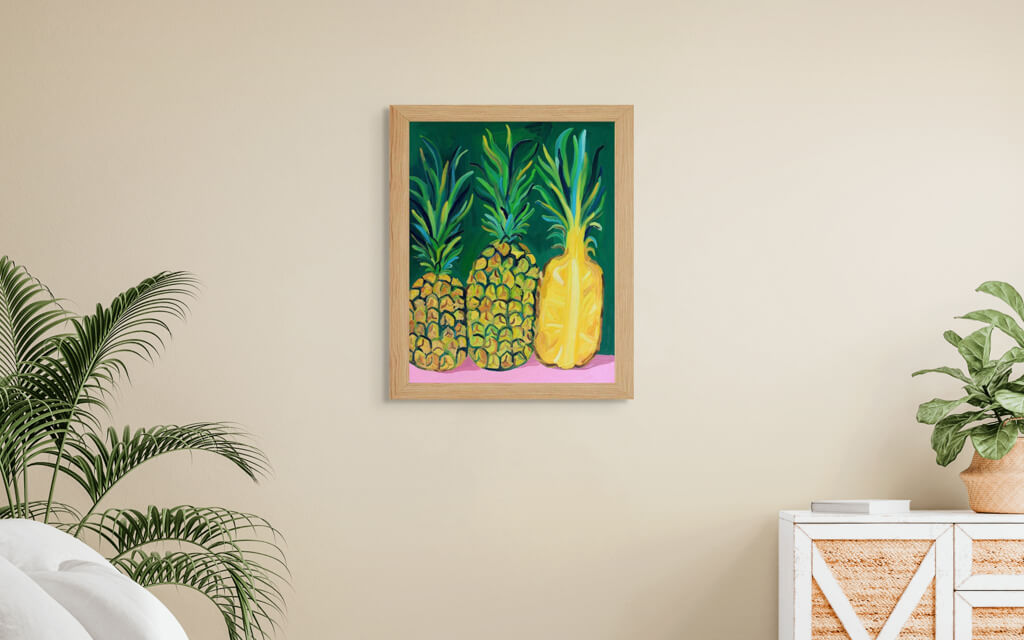 Pineapples Art Print